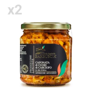 Caponata d'artichauts à l'huile d'olive, 2x280g