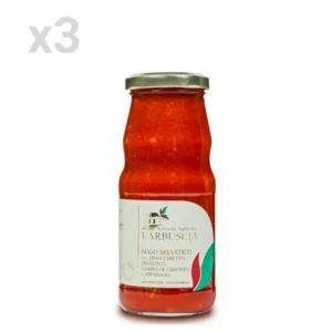 Tomatensauce mit Wildfenchel, Artischocke, Spargel, 3x370g