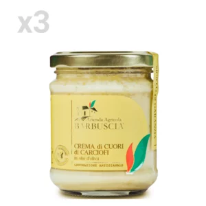 Artischockenherzencreme in Olivenöl, 3x190g