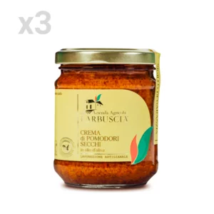 Crema di pomodori secchi in olio d’oliva, 3x190g