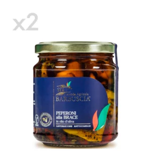 Gegrillte Paprika in Olivenöl, 2x280g