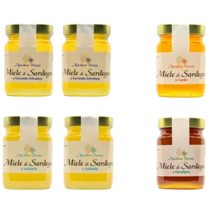 Assortiment de miel de Sardaigne