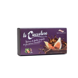 Cioccolose ai fichi: fichi secchi ricoperti di cioccolato, 100g