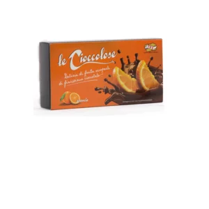 Cioccolose all'arancia: scorzette d'arancia ricoperte di cioccolato, 100g