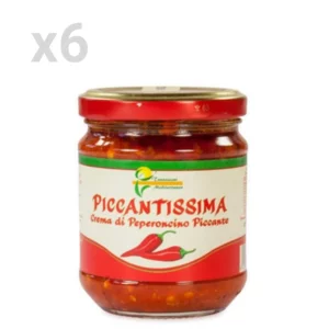 Calabria Piccante: Crema Piccantissima vasetto 6x200g