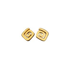 Orecchini Spirale Quimbaya in bagno d’oro 24 K, Galeria el Dorado
