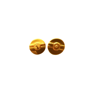 Orecchini Sol Quimbaya in bagno d’oro 24 K, Galeria el Dorado