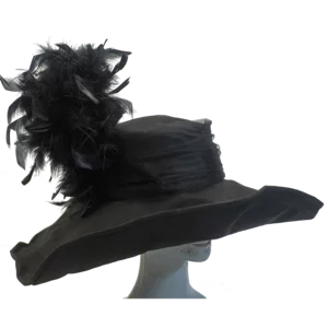Toulouse Lautrec schwarzer Hut mit breiter Krempe