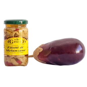 Filetti di melanzane in vasetto, 212g
