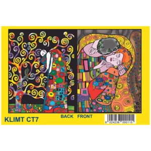 Cartellina con disegno in velluto da colorare, Klimt
