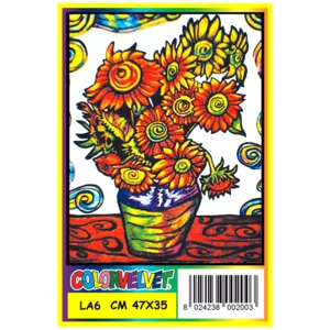 Samt Malvorlagen Marker enthalten: Van Gogh Sonnenblumen