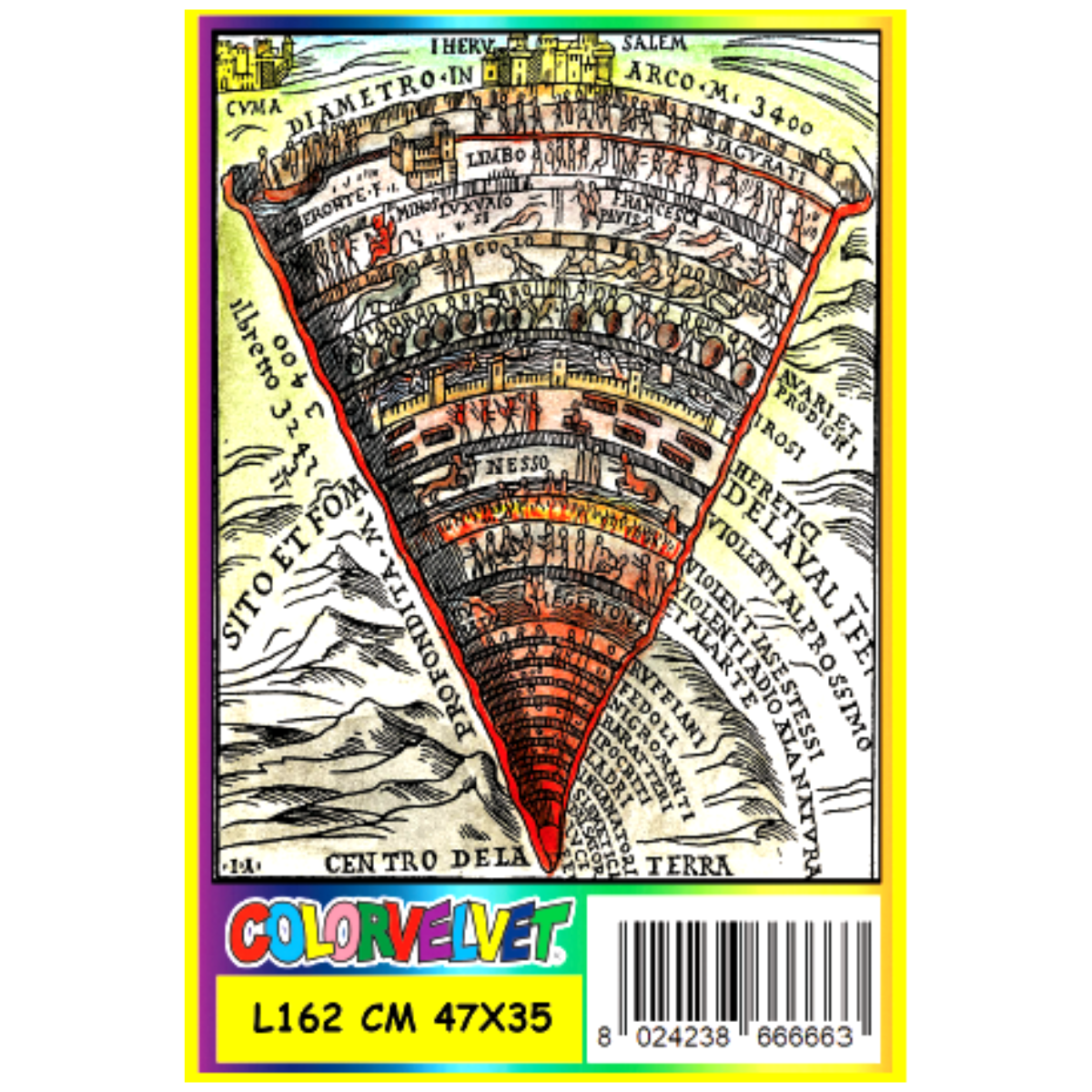 disegno inferno di dante da colorare