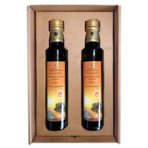 GESCHENKPACKUNG mit 2 Flaschen 250 ml "GIANECCHIA DOP OIL" Brindisi Hill