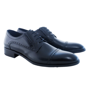 Scarpe uomo eleganti in pelle nera a prezzo conveniente in offerta