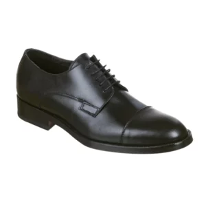 Herren-Derby-Schuhe aus Kalbsleder mit genähter Ledersohle