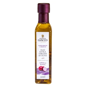 Gewürz auf der Basis von nativem Olivenöl extra, aromatisiert mit roten Zwiebeln, Flasche, 250ml