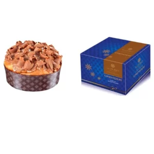 Panettone Cremderì aux vagues de chocolat noir crémeux et gianduja Sal De Riso, 1kg