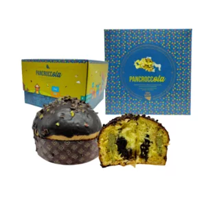Pan-Croccola limited edition, panettone con crema pistacchio e cioccolato, 1kg