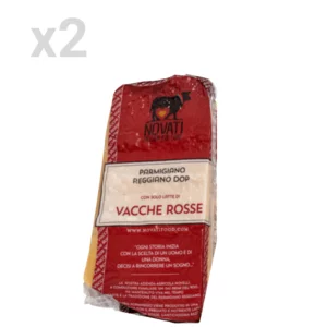 Parmigiano Reggiano Vaches Rouges âgées de 36 mois 2x1Kg