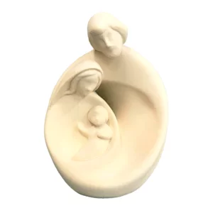 La Famiglia scultura dell'amore, cirmolo, 11cm