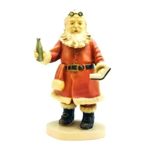 Weihnachtsmann-Figur aus Holz, Soda Pope, 20 cm