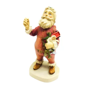 Weihnachtsmann Holzstatue, Nast, 20cm