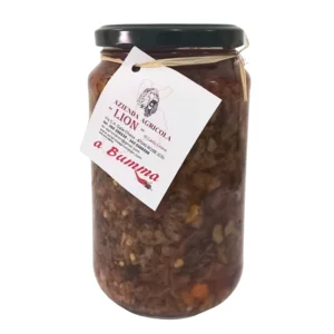 A Bumma : mélange de champignons hachés et de poivrons calabrais, 580g
