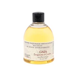 Gaia, sapone liquido all’olio extravergine d’oliva, 250ml 
