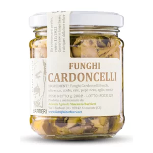 Cardoncelli-Pilze in Evo-Öl, im Glas, 200g