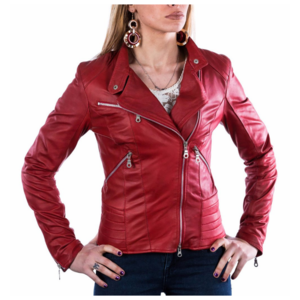 giacca donna rossa