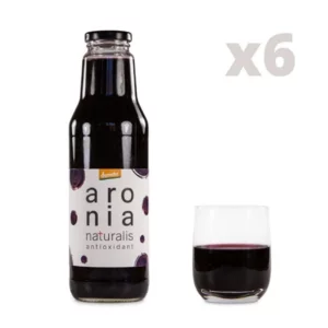 Wellness-Programm: Biodynamischer Saft von Aronia melanocarpa, 6 Flaschen à 700 ml