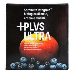 Spremuta e centrifuga naturale BIO di mele, aronia e mirtilli, bag in box 2L