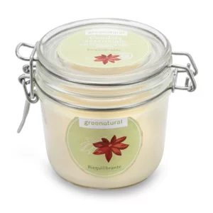 Greenatural - candela cera di soia riequilibrante anice, 200g