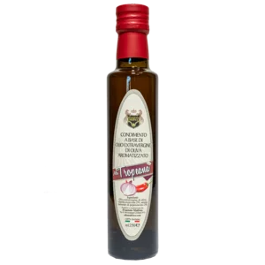 Condimento a base di Olio extra vergine di oliva e Tropeana, 250ml