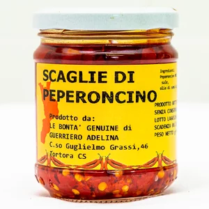 Scaglie di peperoncino in olio, 190g