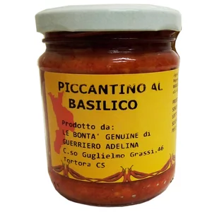 Crema Piccantino al basilico, 190g