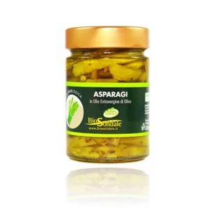 Asperges bio à l'huile d'olive extra vierge bio, 300g