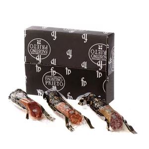 Selezione di salumi Pata Negra de Bellota Iberico, Faustino Prieto, 3x500g