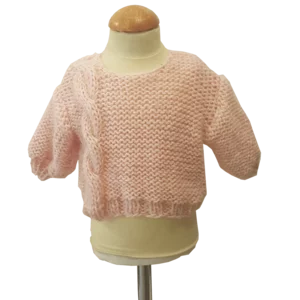 Minime Oversize Pullover mit Zopfmuster