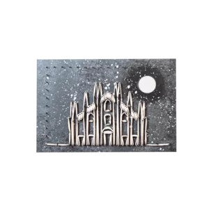 Puzzle con fili elasticizzati, Duomo di Milano, 30x20x5cm
