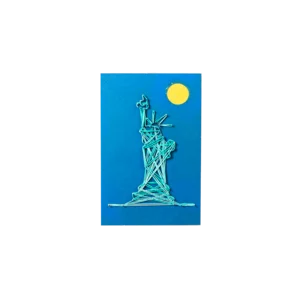 Puzzle con fili elasticizzati, Statua della Libertà, 20x30x5cm