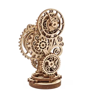 Modello meccanico in legno: orologio Steampunk, Ugears