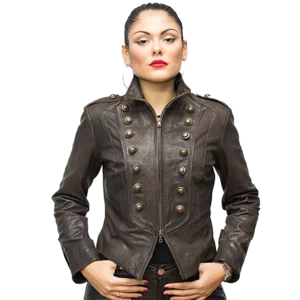 Damenjacke aus echtem Leder, Modell K250