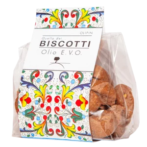 Biscuits à l'huile d'olive extra vierge Olipin, 180g