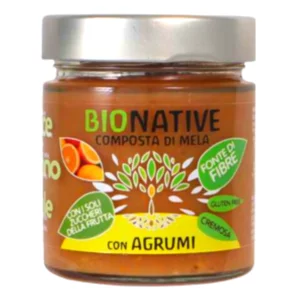 Composta Bionative Purea mela e agrumi bio, 200g
