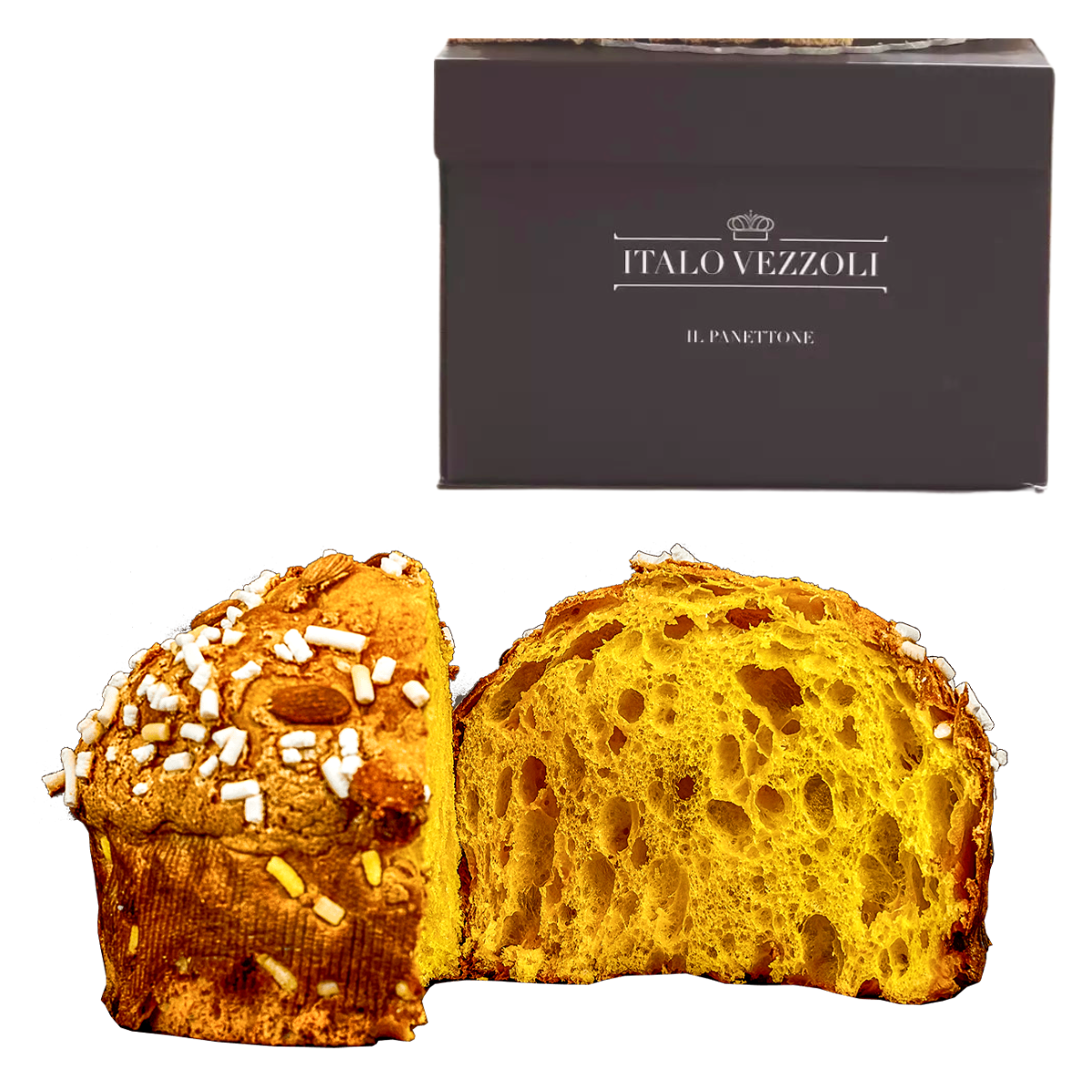 Panettone artigianale senza uvetta né canditi Italo Vezzoli, 1kg