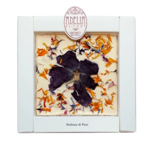 Symphonie der Blumen Tablette, Weiße Schokolade, 90g