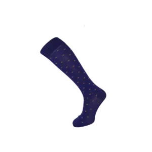 Lange gestreifte Socken aus zertifiziertem Garn für Herren
