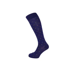 Lange gestreifte Socken aus zertifiziertem Garn für Herren