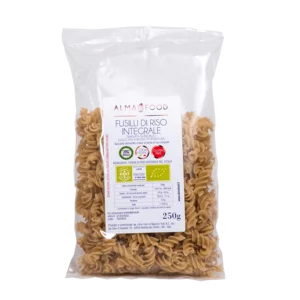 Glutenfreie Bio-Fusilli aus braunem Reis, 250g